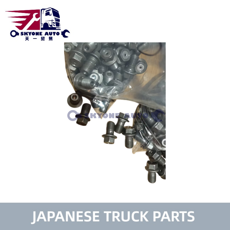 Hino Motor Parts Valve Check Bolt Oil Jet 15605-1250 Uso para el camión HINO 500 J08C H07C H07D