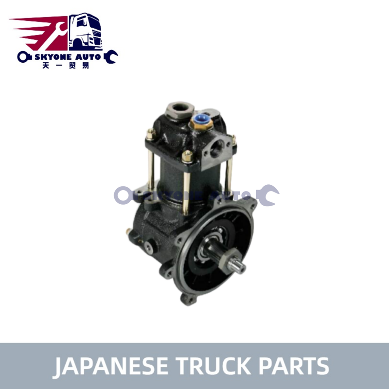 Japanese Truck Parts Water Cooling ME091248 80MM Air Compressor Pump Assy For MITSUBISI FUSO FV415 8DC9 8DC9T Truck HNTC Brand
