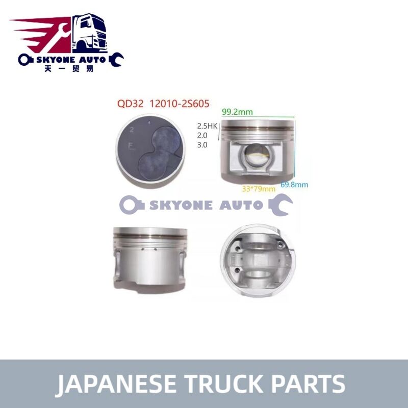 Pistón de motor de piezas de camión japonés 12010-2S605 12010-2S615 para NISSAN 3.2LTR QD32T Turck OEM 12010-2S605 12010-2S615