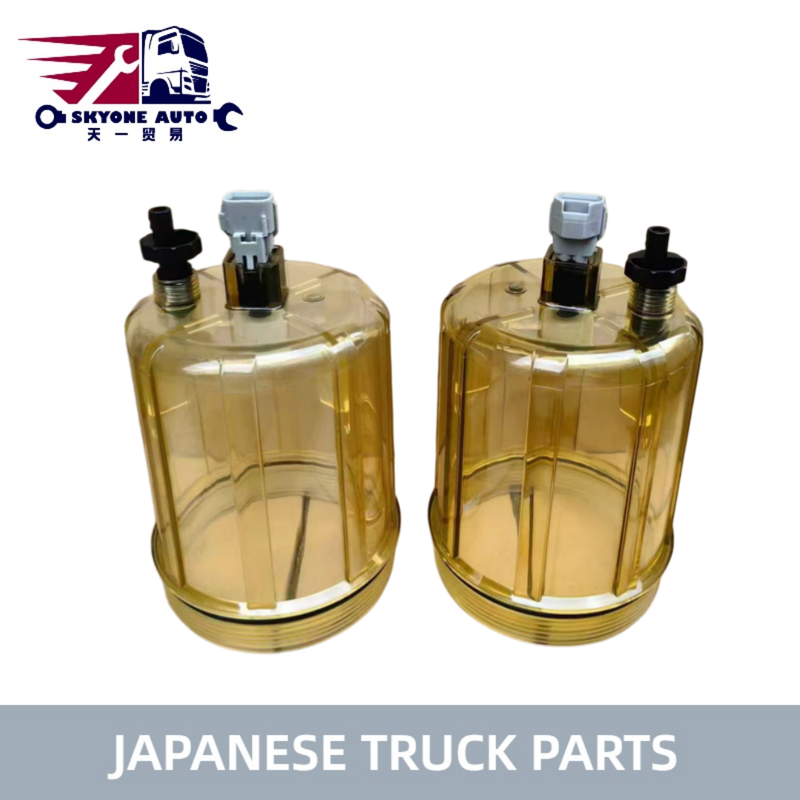 Compartimientos de camiones japoneses 8-98092482-1 8980924821 Casilla de sedimentador de combustible para ISUZU FVR FVZ FSR 6HK1 Compartimientos de camiones Isuzu