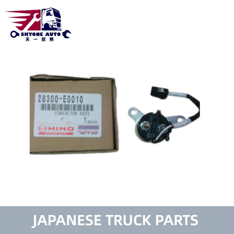 Partes de camiones japoneses Relay de arranque 28300-E0100 28300-E0110 para KOBELCO/HINO 700 SS1E E13C SK200-8 SK250-8 Camiones Hino Partes del motor