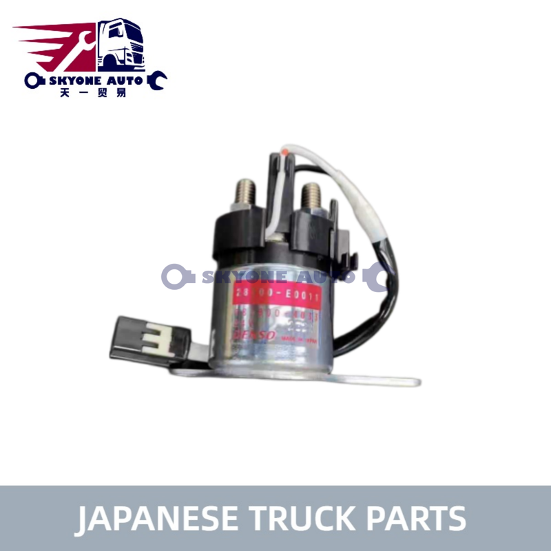 Partes de camiones japoneses 24V Relay de arranque 28300-E0011 28300E0011 para camiones HINO 700