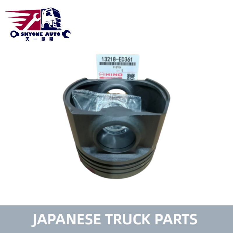 Piezas de camiones japoneses Ensamblaje de pistón de motor 13218-E0361 13218E0361 para camión HINO 500 J08E Piezas de motor Hino